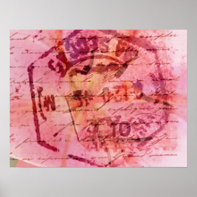 Póster Rosa (Frente)