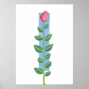 Póster Rosa
