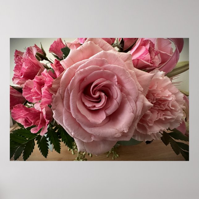 Póster Rosa, (Frente)