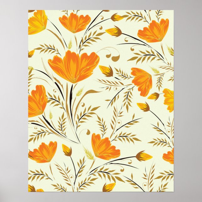 Póster Rosa amarilla (Frente)