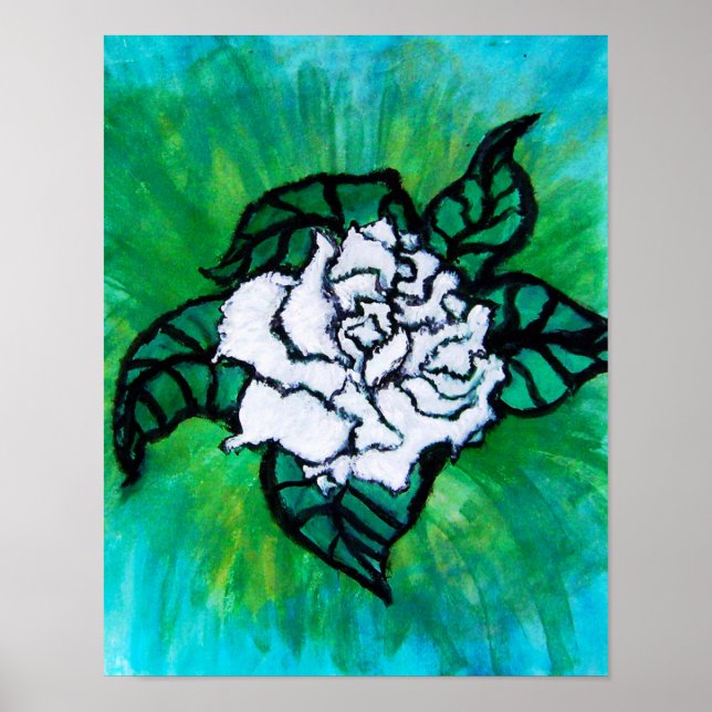 Póster Rosa Blanca (Frente)