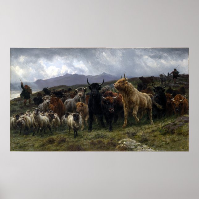 Póster Rosa Bonheur Highland Raid (Frente)