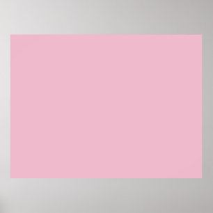 Póster Rosa cameo (color sólido)