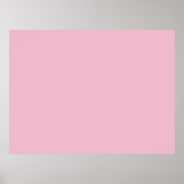 Póster Rosa cameo (color sólido) (Frente)