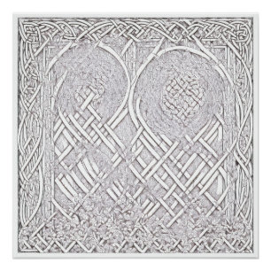 Póster Rosa celta A