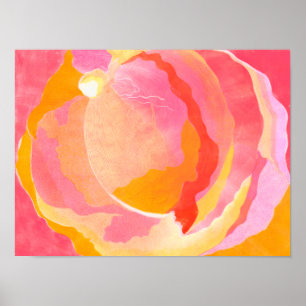 Póster Rosa de col III