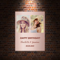 rosa de fotos personalizado de cumpleaños
