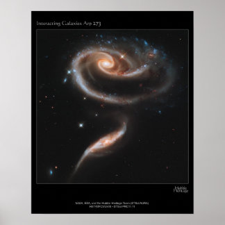 Póster Rosa de galaxia
