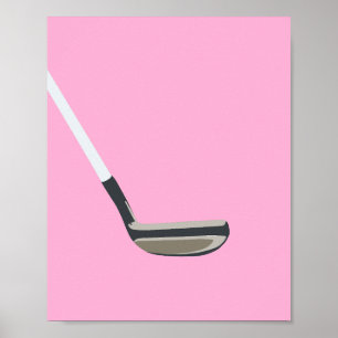 Póster Rosa de Golf