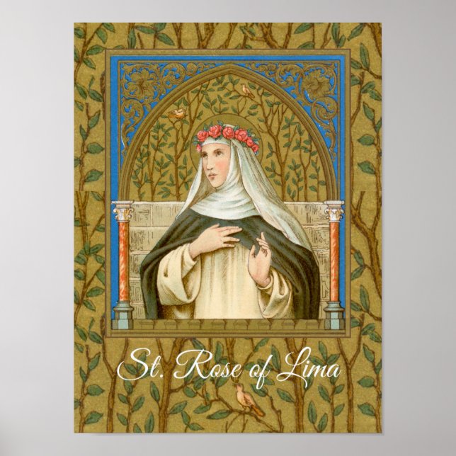 Póster Rosa de Lima (BK 020) (Frente)