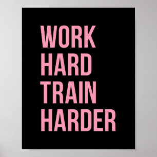 Póster Rosa de motivación Bl de la cita de la aptitud