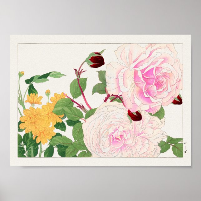 Póster Rosa de Tanigami Konan (Frente)