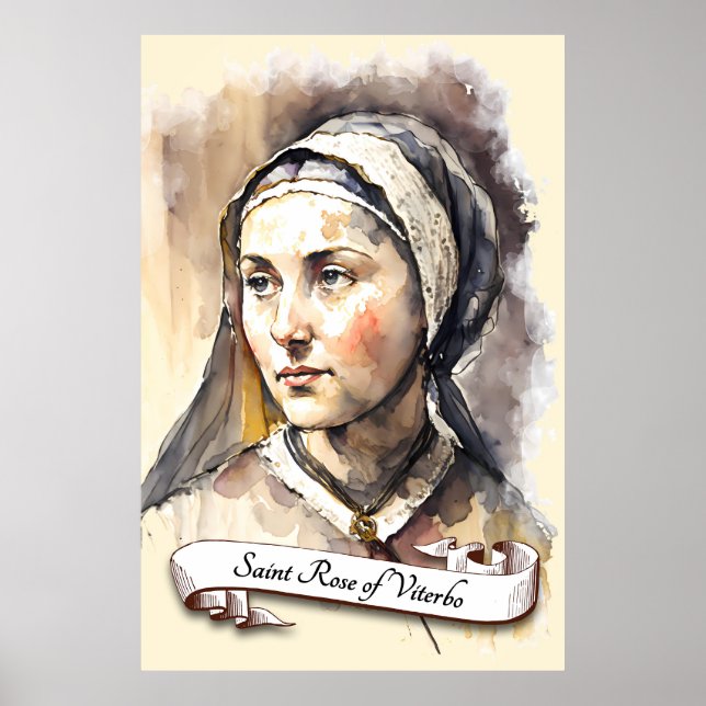 Póster Rosa de Viterbo (Frente)