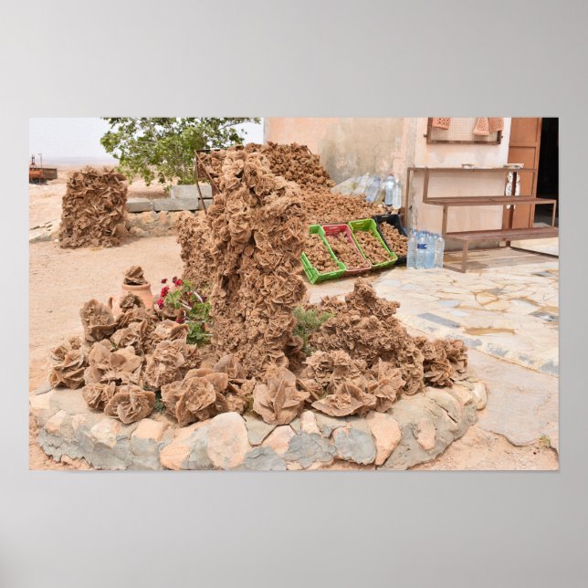 Póster Rosa del desierto. Túnez. (Frente)