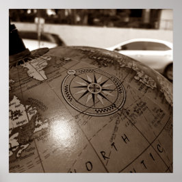 Póster rosa dos ventos