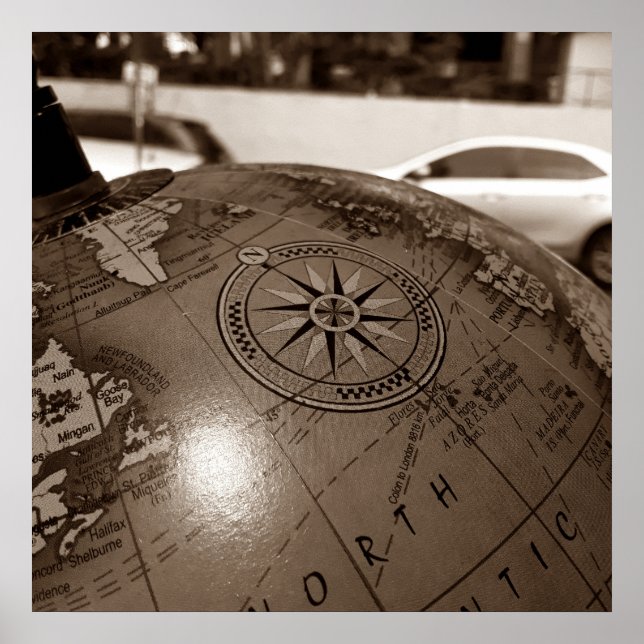 Póster rosa dos ventos (Frente)