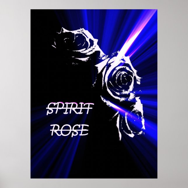 Póster rosa espiritual (Frente)