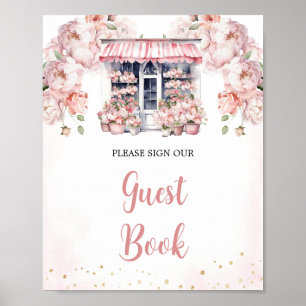 Póster Rosa: Está fuera del mercado - Libro de invitados