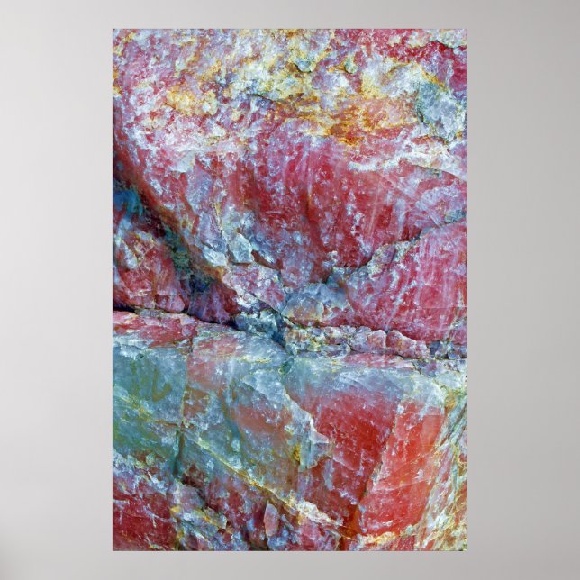 Póster rosa gigante poster de cuarzo (Frente)