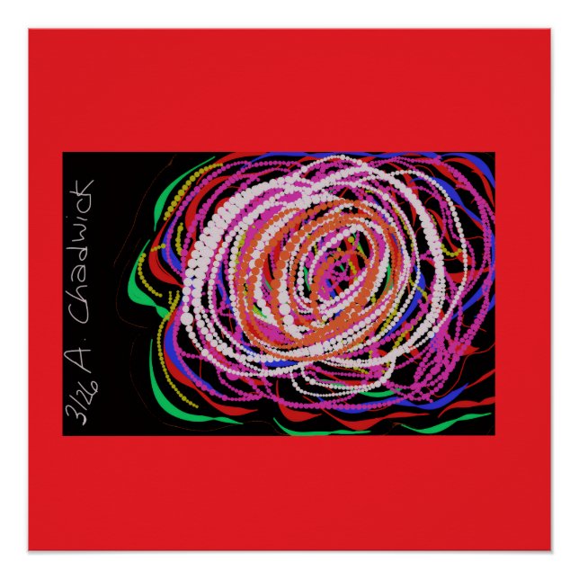 Póster Rosa Loca (Anverso)