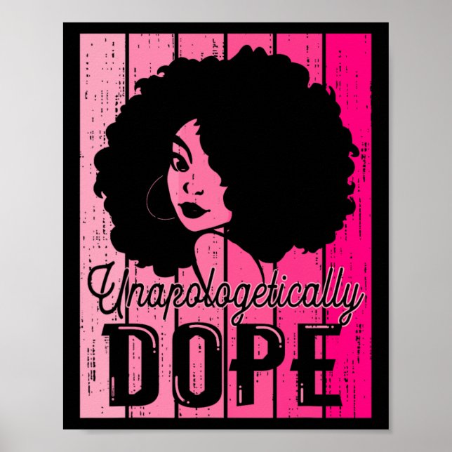 Póster Rosa Mes de la Historia Negra Irremediablemente Ad (Frente)