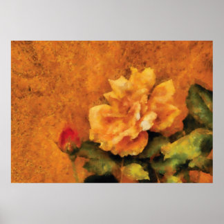 Póster Rosa - Mi pequeño amigo