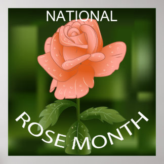 Póster Rosa Nacional Poster Mes
