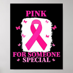 Póster Rosa Para Alguien Cance Mundial Especial De Cáncer