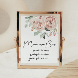 Póster Rosa Polvorienta Rosa Es una niña Cumpleaños de la