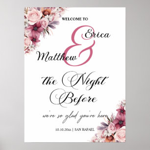 Póster Rosa Polvoriento 'Bienvenidos a la noche anterior'
