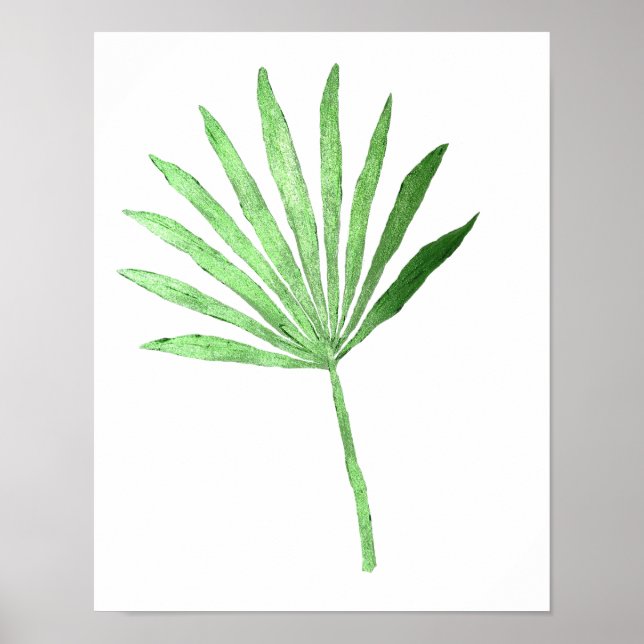 Póster Rosa Purpurina Poster de licencia tropical (Frente)