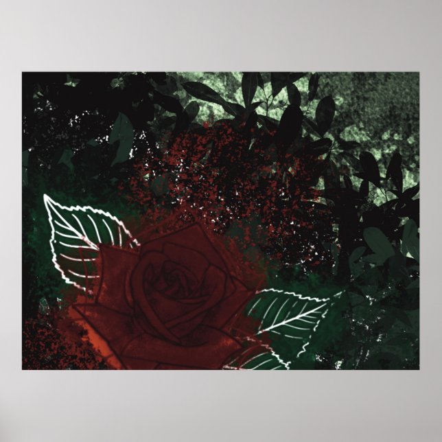 Póster Rosa Radioactiva (Frente)