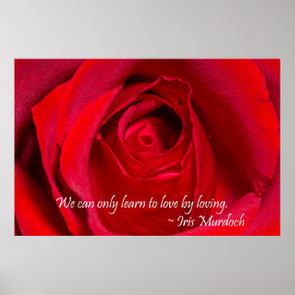 Póster Rosa Roja