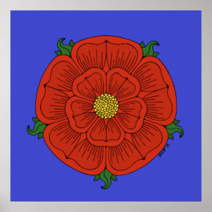 Póster Rosa Roja de Lancaster