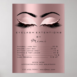 Póster Rosa Rubor Makeup Ojos Rosa Baja Los Precios