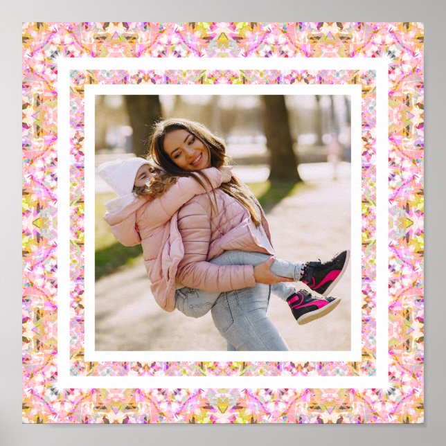 Póster Rosa suave (Frente)