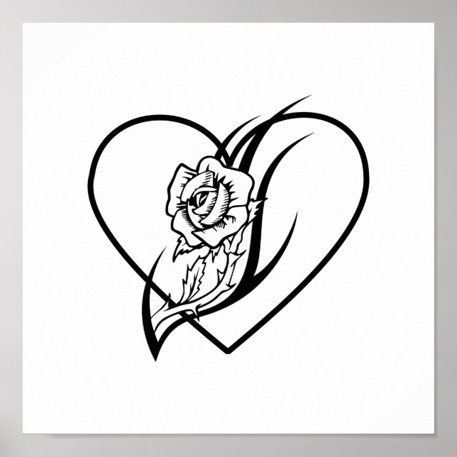 Póster Rosa Tattoo (Frente)