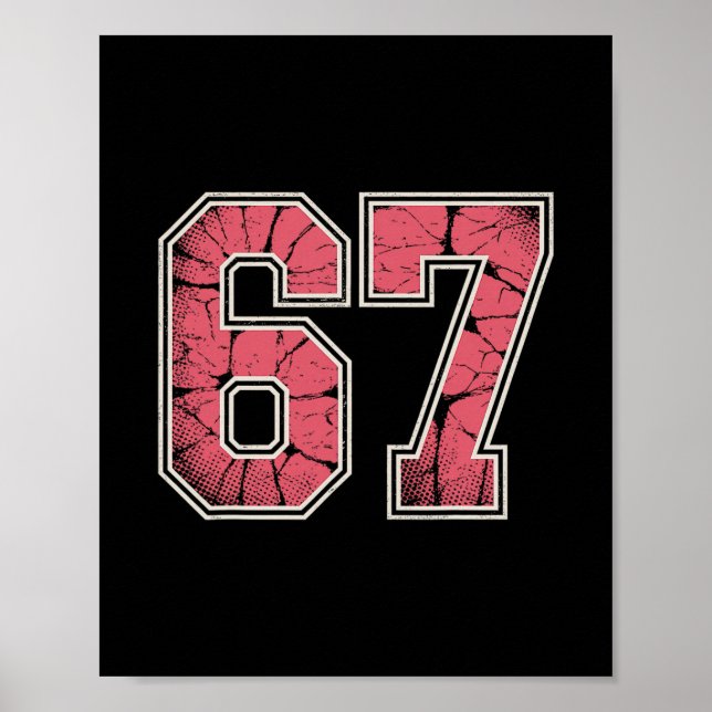 Póster Rosa y Blanco 67  (Frente)