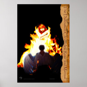 Póster Rosa y Marcus: Crónicas de la Damnación