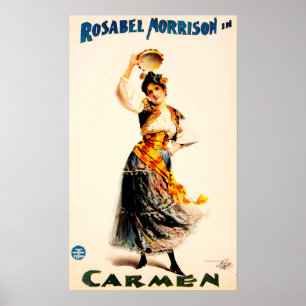 Póster ROSABEL MORRISON en teatro de ópera de CARMEN