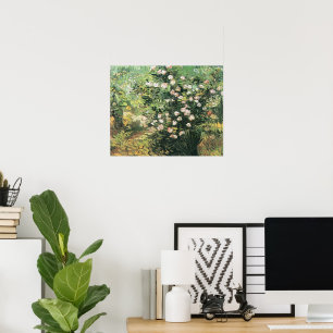 Póster Rosal en Flor por Vincent van Gogh