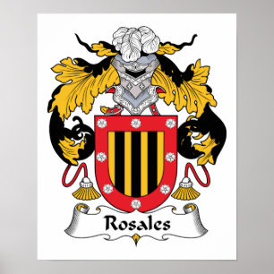 Póster Rosales Family Crest
