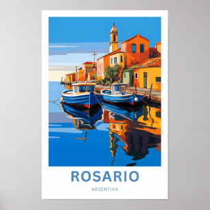 Póster Rosario Argentina Viaje Imprimir