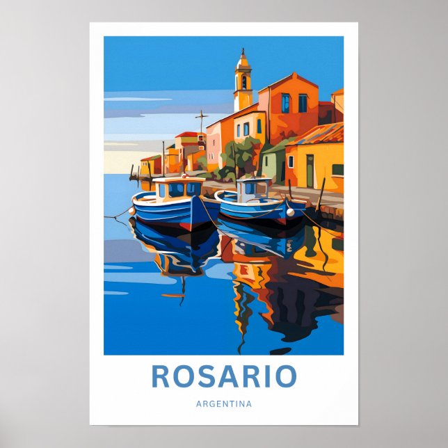 Póster Rosario Argentina Viaje Imprimir (Frente)