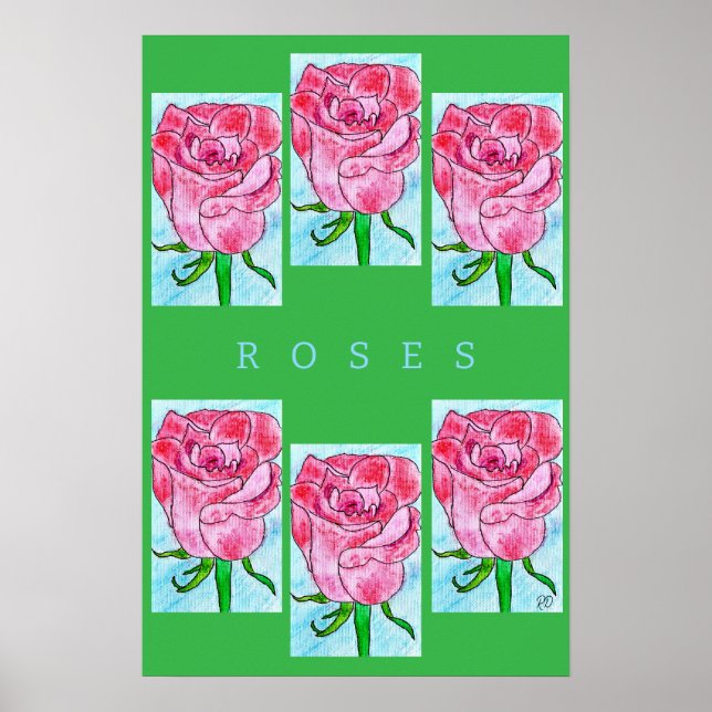 Póster Rosas (Frente)