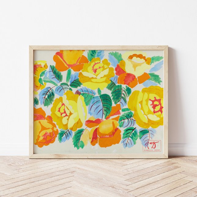 Póster Rosas Amarillas | Raoul Dufy (Subido por el creador)