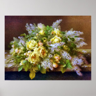 Póster Rosas amarillas y Poster de Lilacs