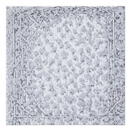 Póster Rosas blancas B