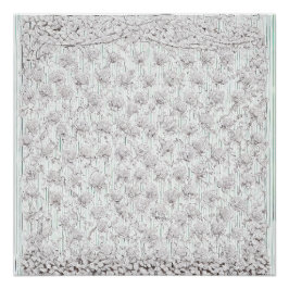 Póster Rosas blancas F