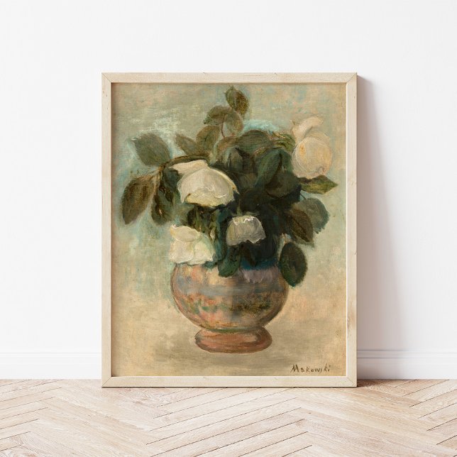 Póster Rosas blancas | Tadeusz Makowski (Subido por el creador)